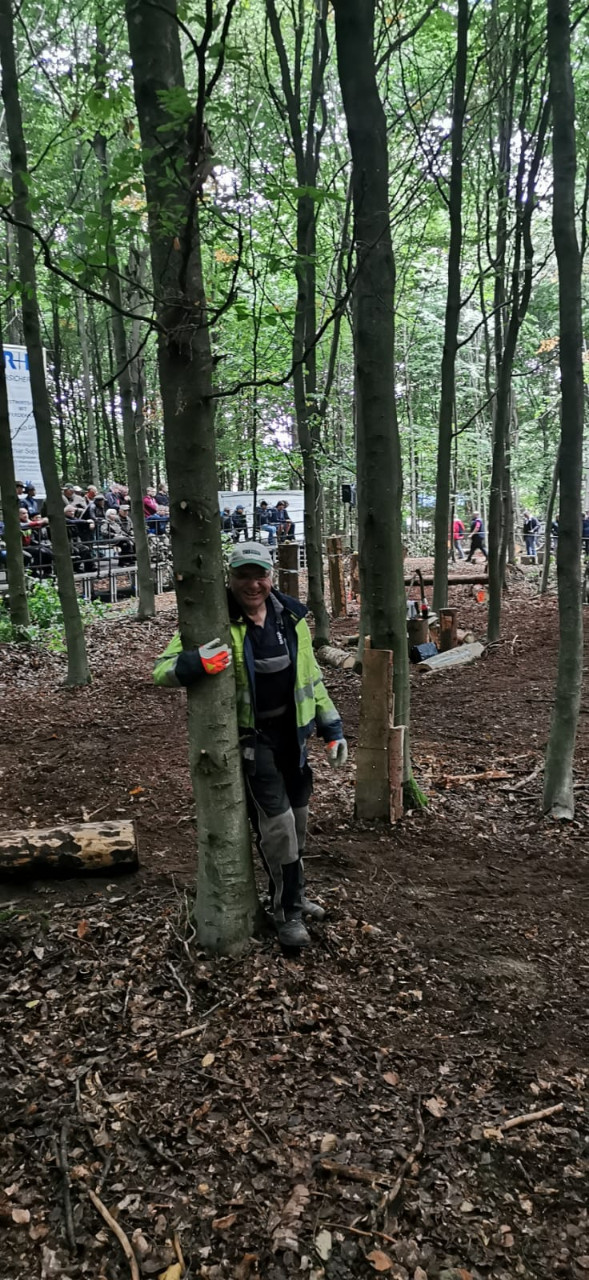 Deutschen Meisterschaft im Holzrücken